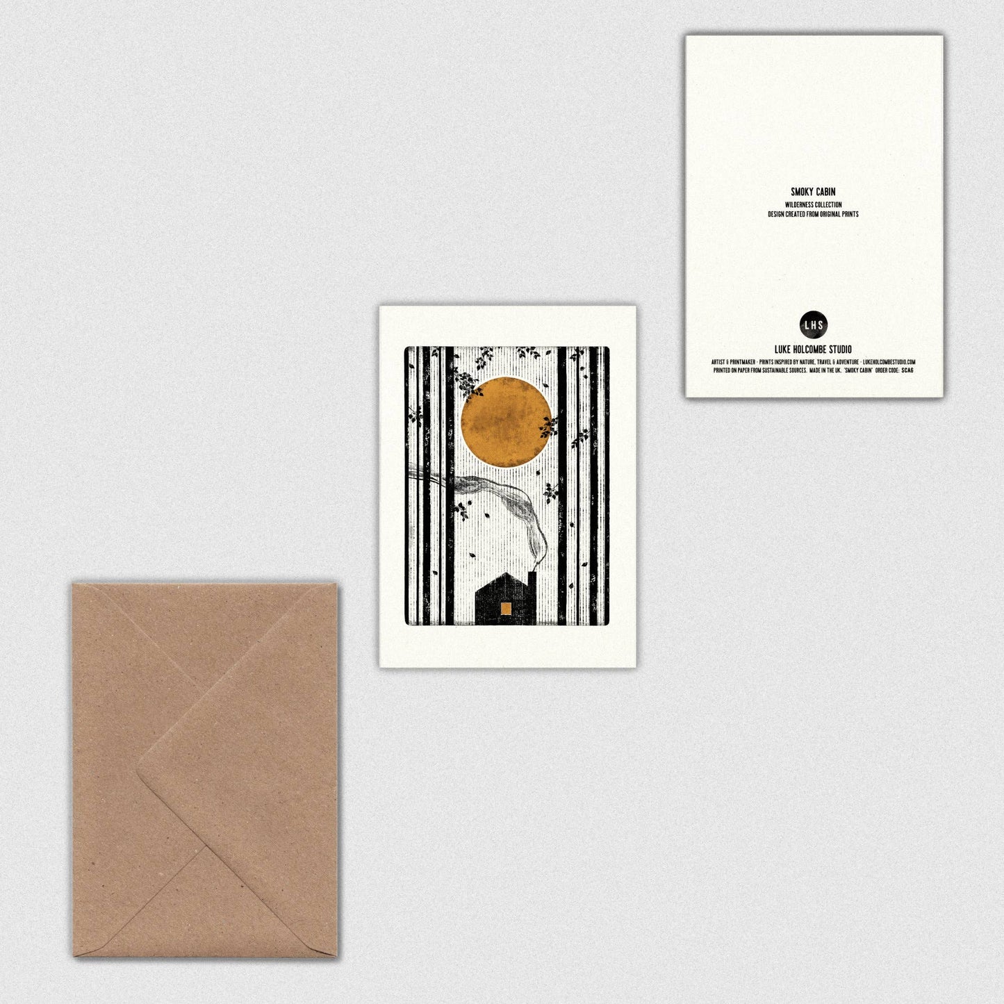 Smoky Cabin Individual Card (A6)
