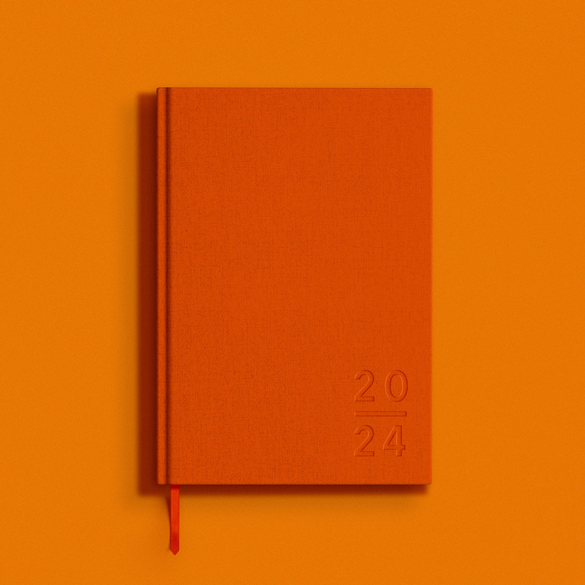 Blank Canvas 2024 Orange A5 Diary