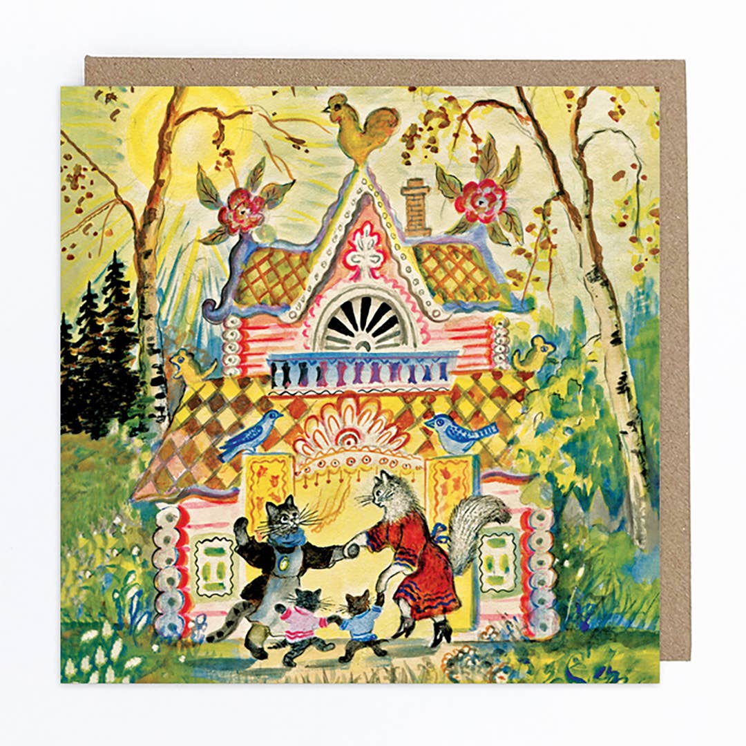 Cat  Family Greeting card