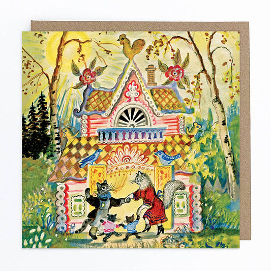 Cat  Family Greeting card