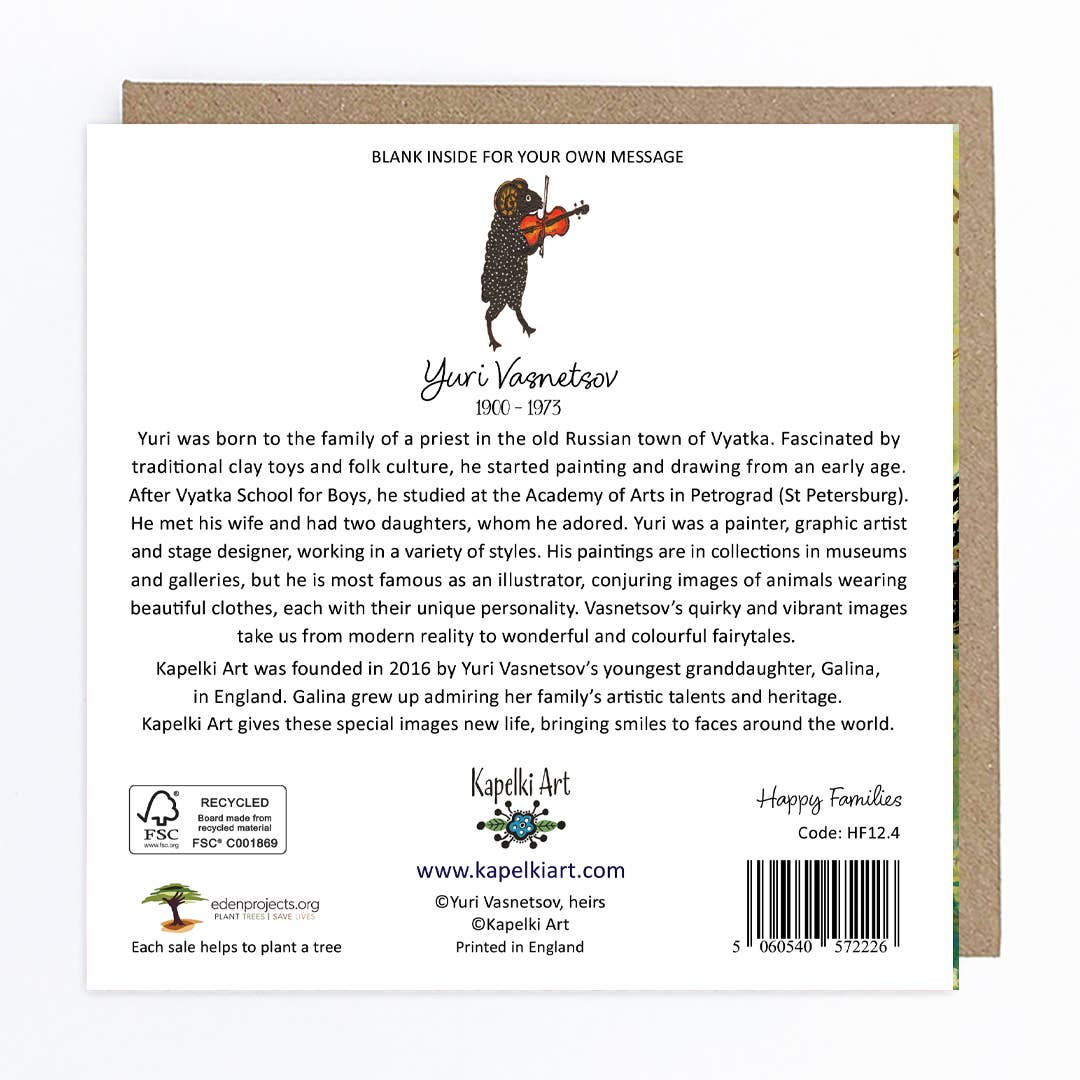 Cat  Family Greeting card