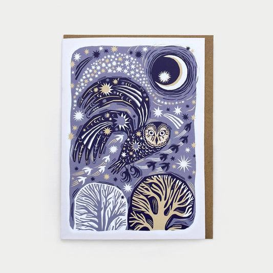 Midnight Owl Greeting Card