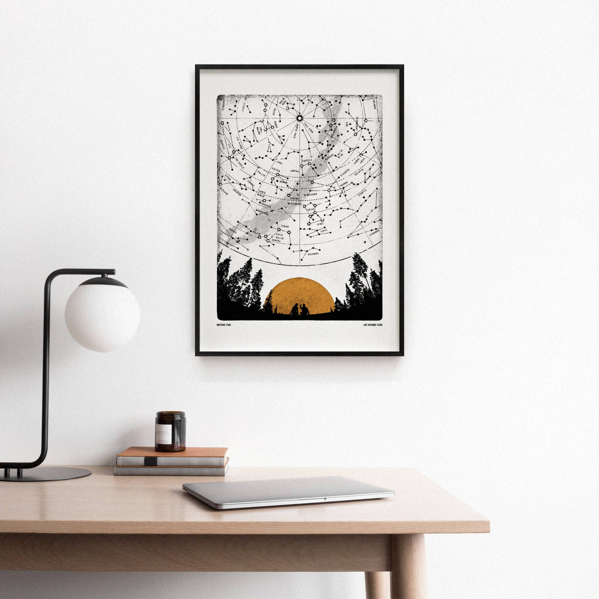 Northern Stars, Digital A4 Print