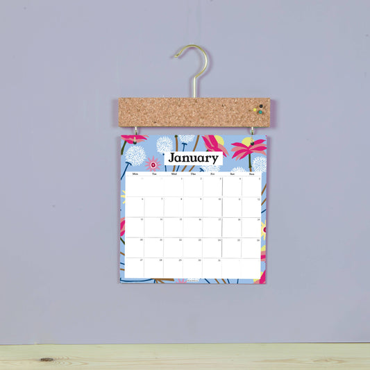 2026 Pinboard Calendar - 'Dried'