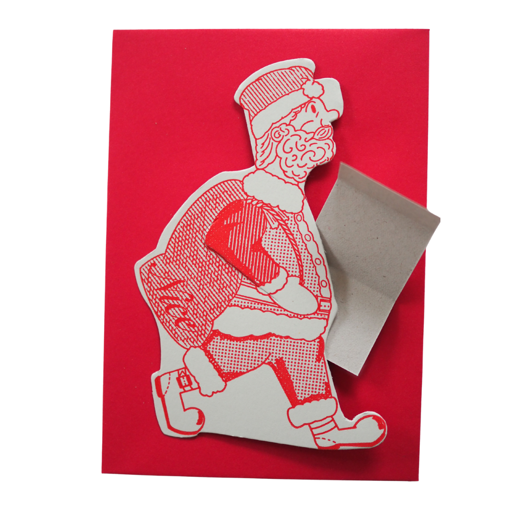 Santa Claus the Christmas card