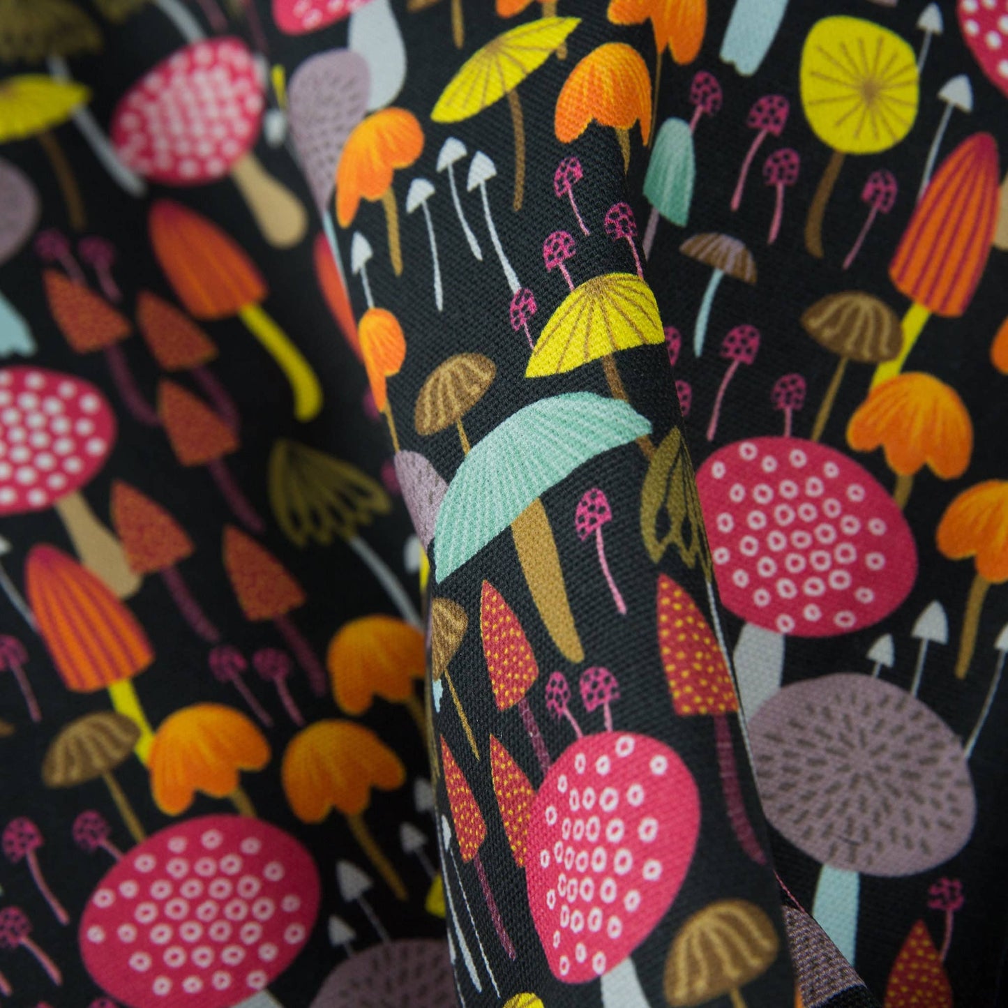 Toadstools and Mushrooms Tea Towel