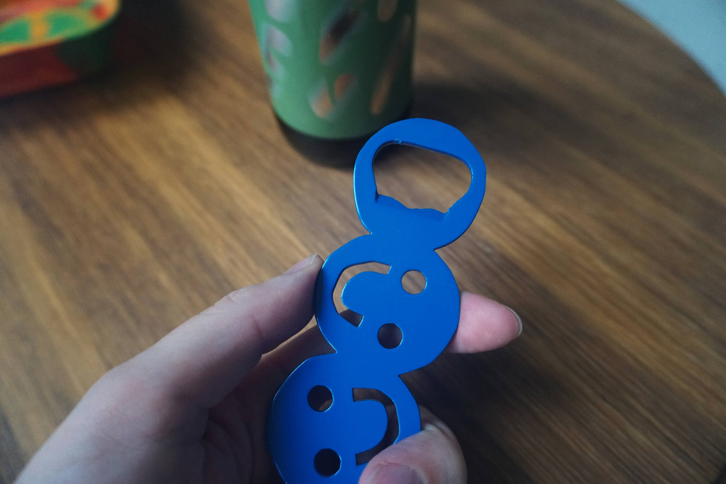 Blue Cheersie bottle opener