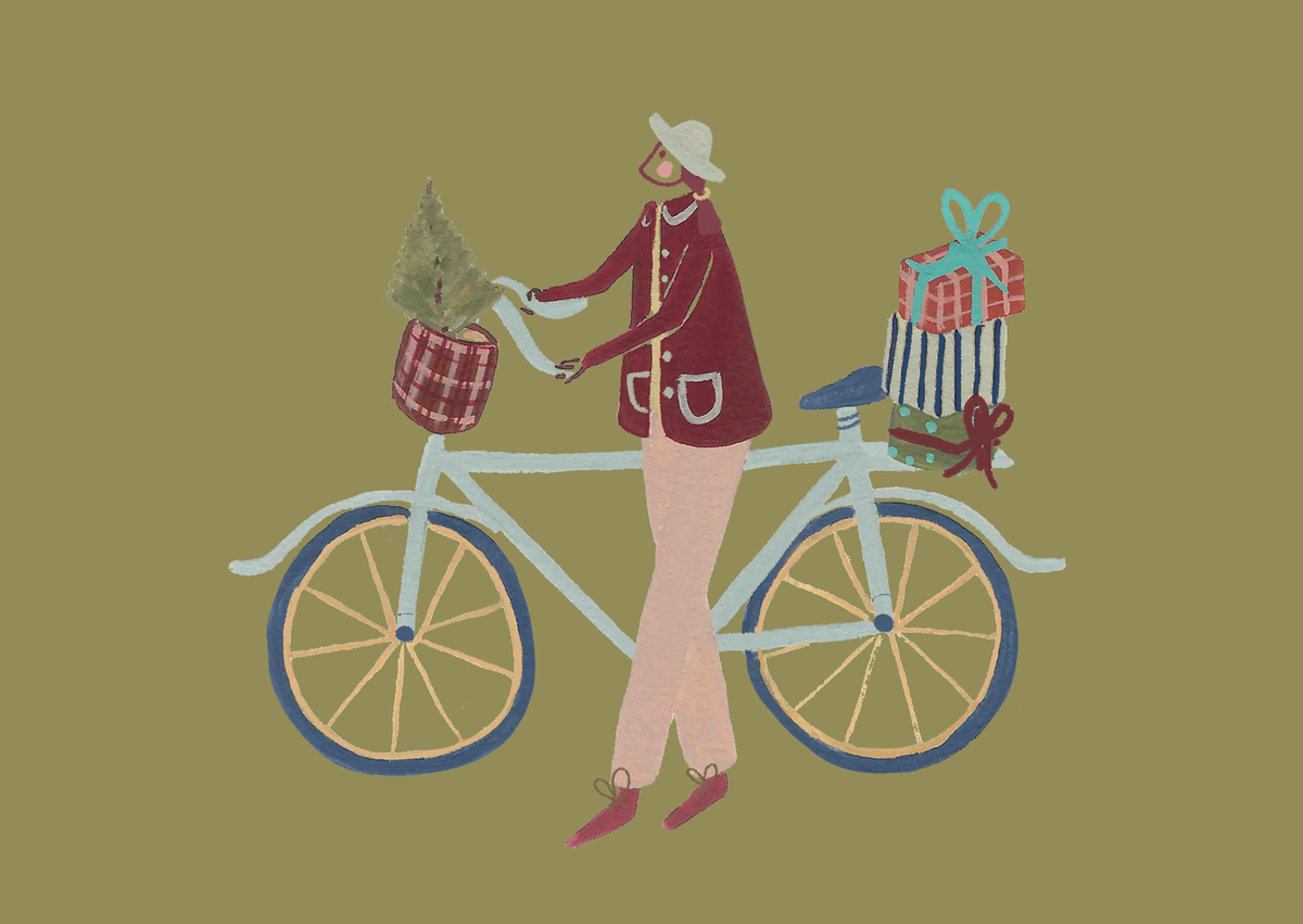 Delivery! Mini Christmas card