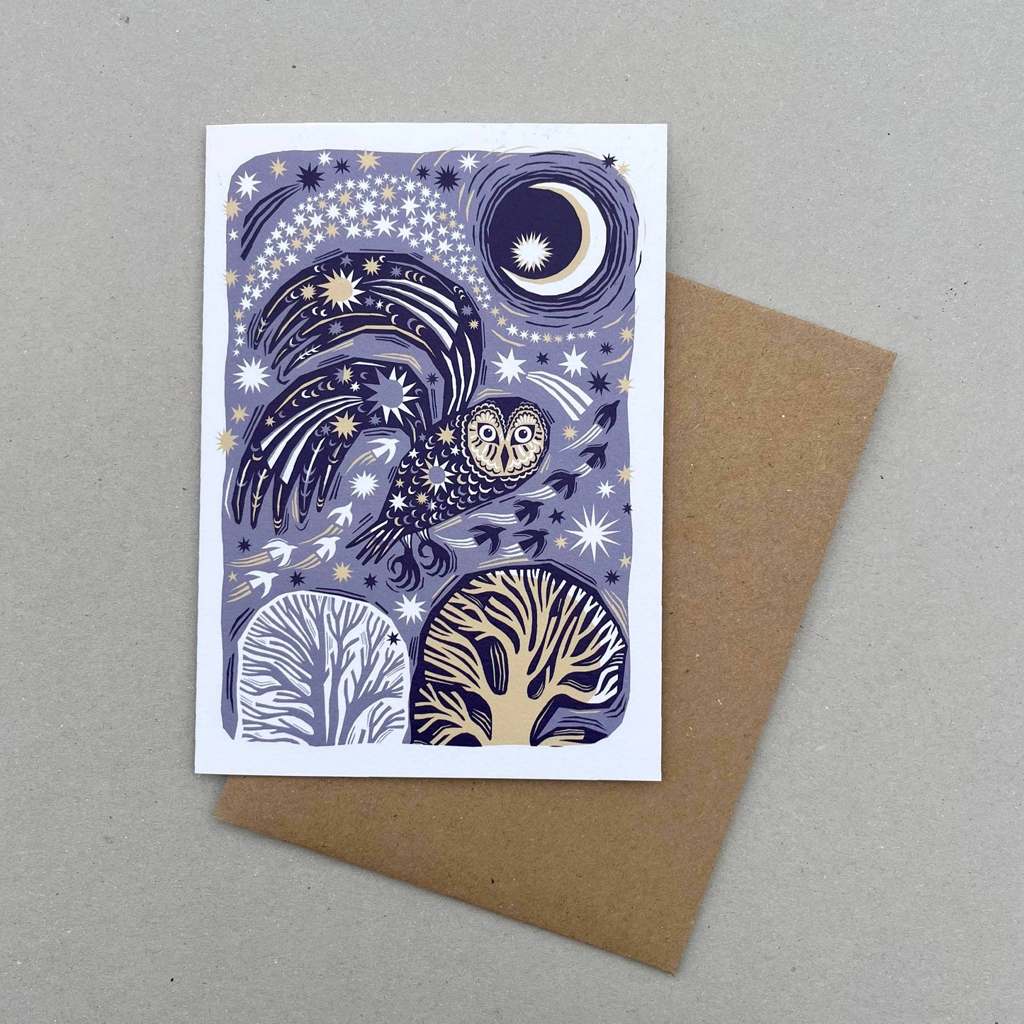 Midnight Owl Greeting Card
