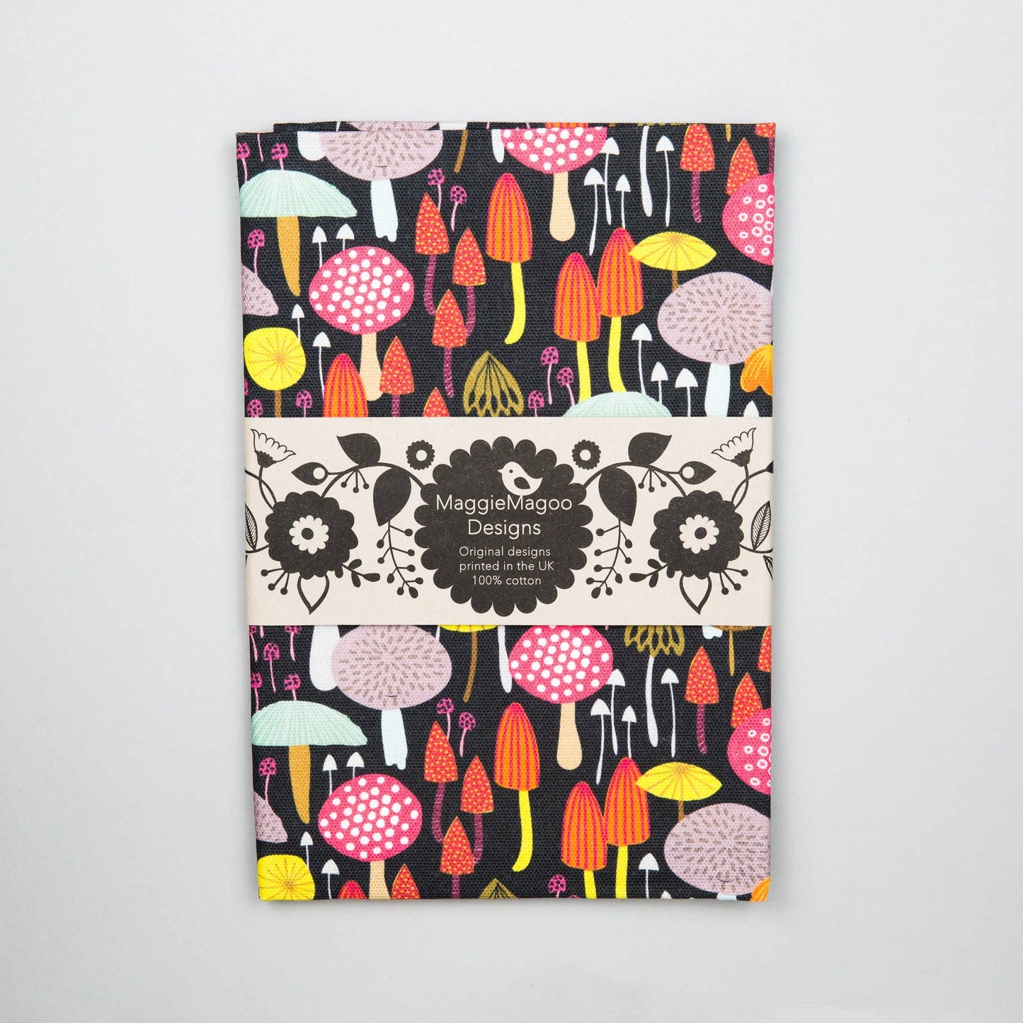 Toadstools and Mushrooms Tea Towel
