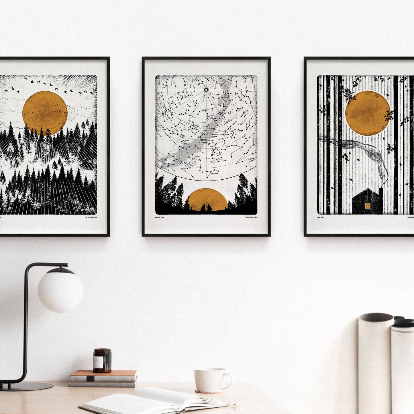 Northern Stars, Digital A4 Print