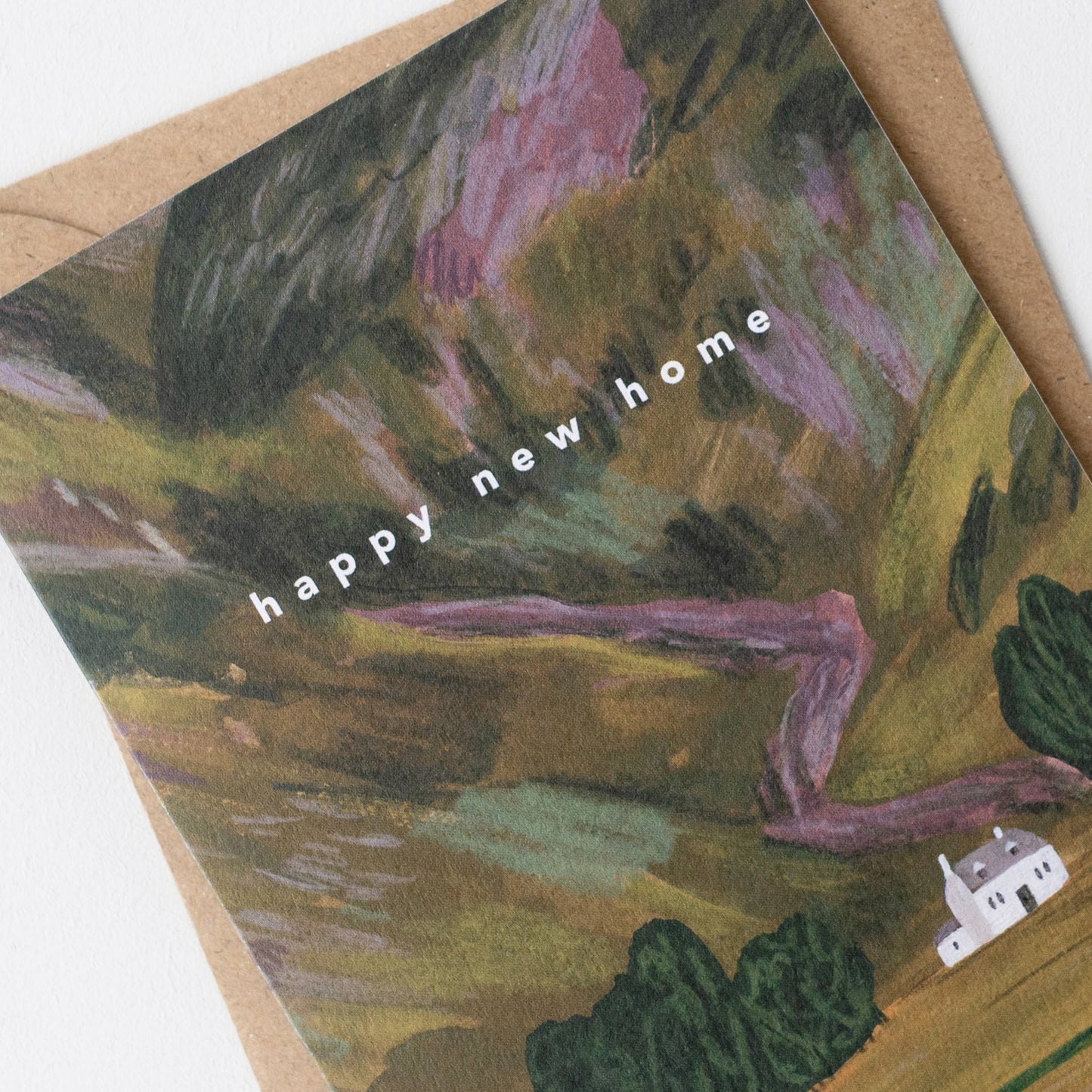 Happy New Home Mountain Card