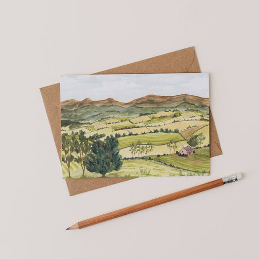 Cumbria Fields Card