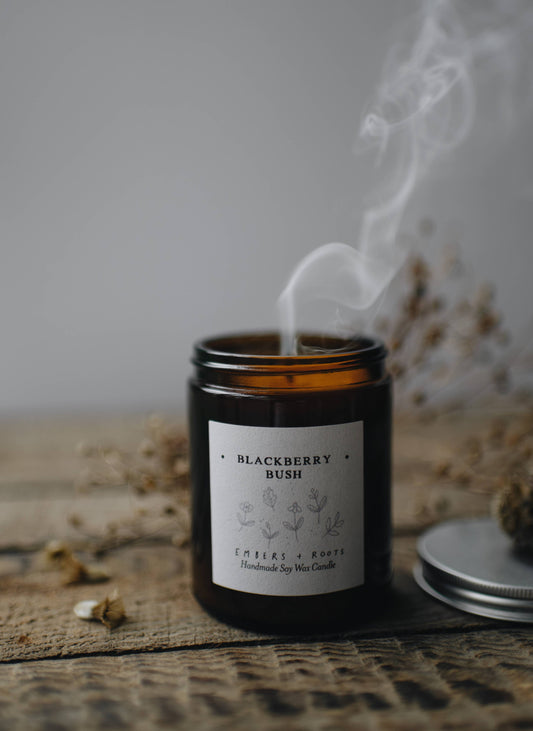 Blackberry Bush Soy Wax Candle: Medium