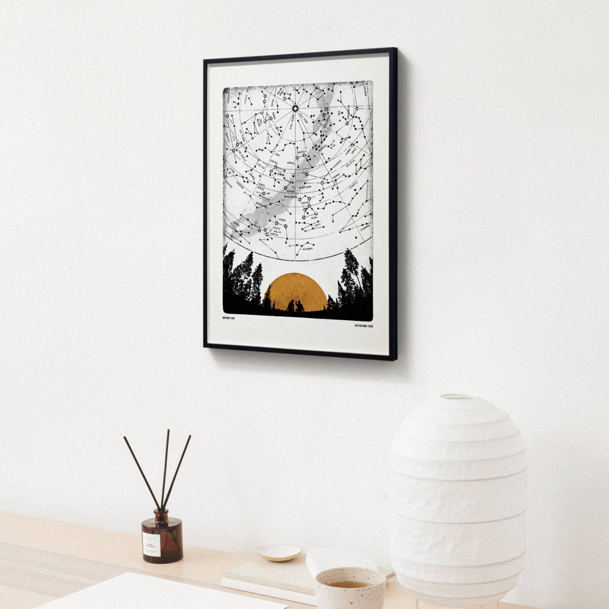 Northern Stars, Digital A4 Print