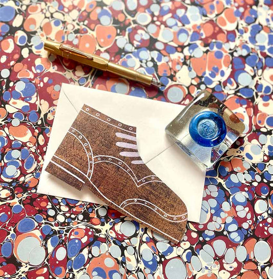 Shoe Shaped Greeting Card