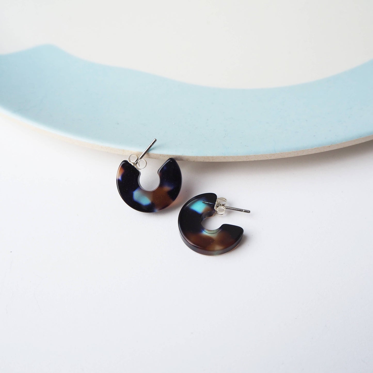 Coral Super Mini Hoop Earrings