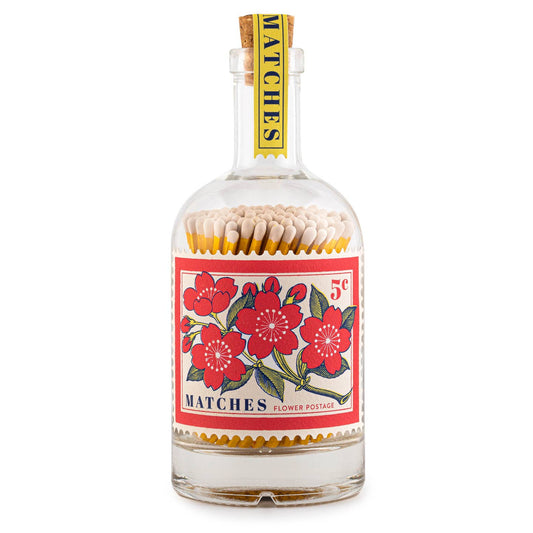 Flowers Stamp Match Bottle