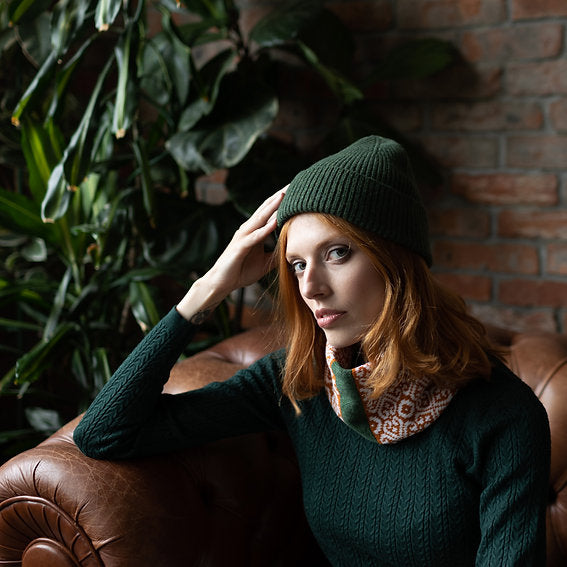 Unisex Moss Green Beanie