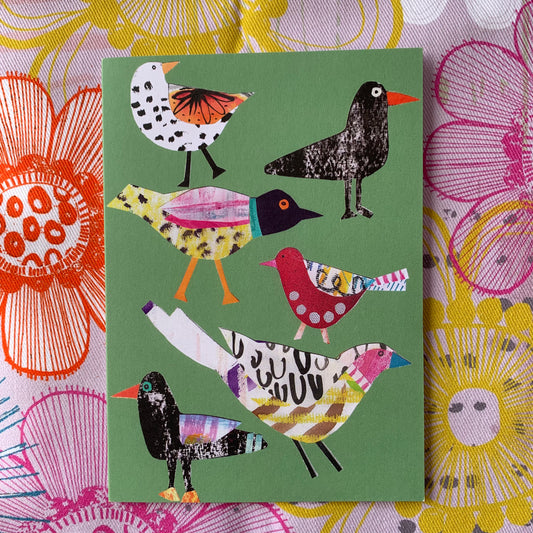 Weird Garden Birds Card
