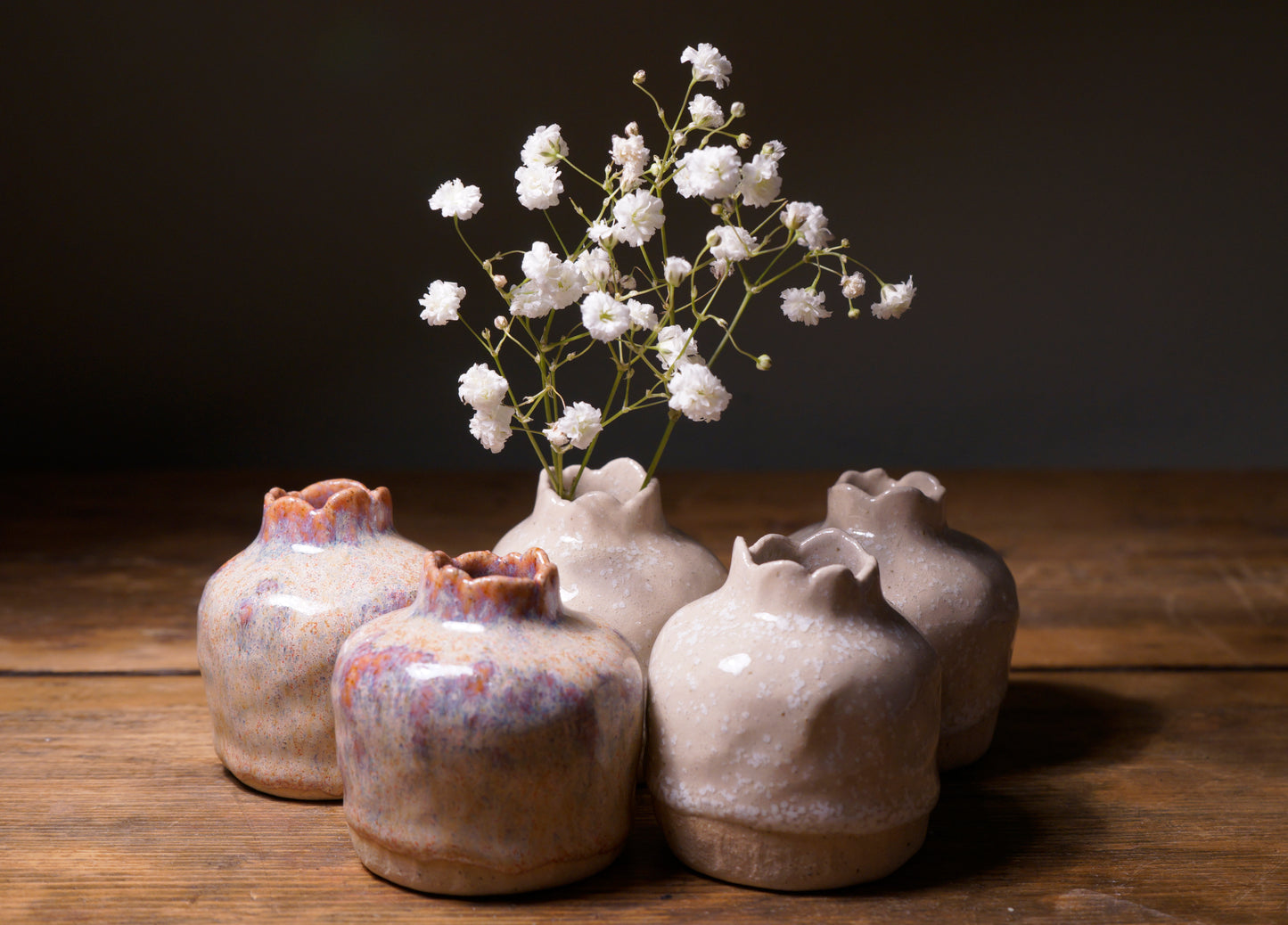 Kata Bud Vase - Soft Heather