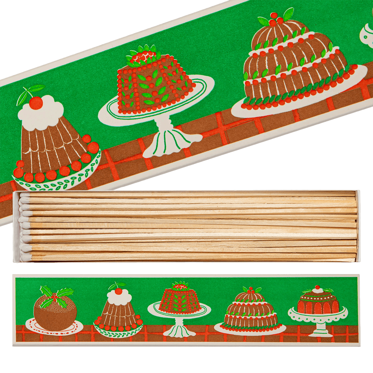 Christmas Pudding Long Matches