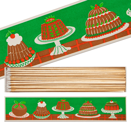 Christmas Pudding Long Matches