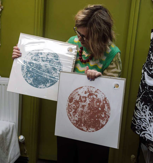 Pink Moon Screen Print