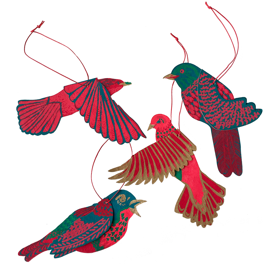 Paper Bird Decorations