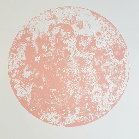 Pink Moon Screen Print