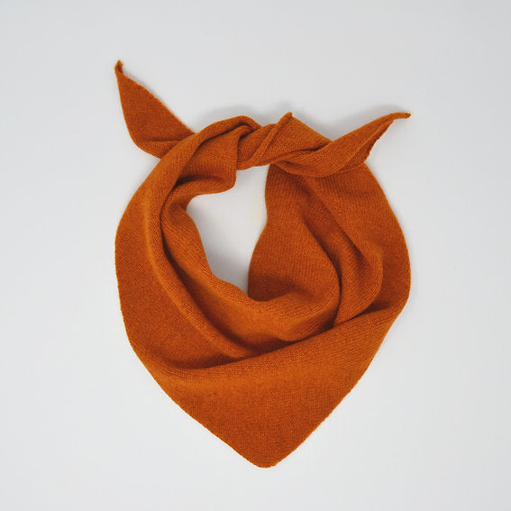 Rust Lambswool Neckerchief