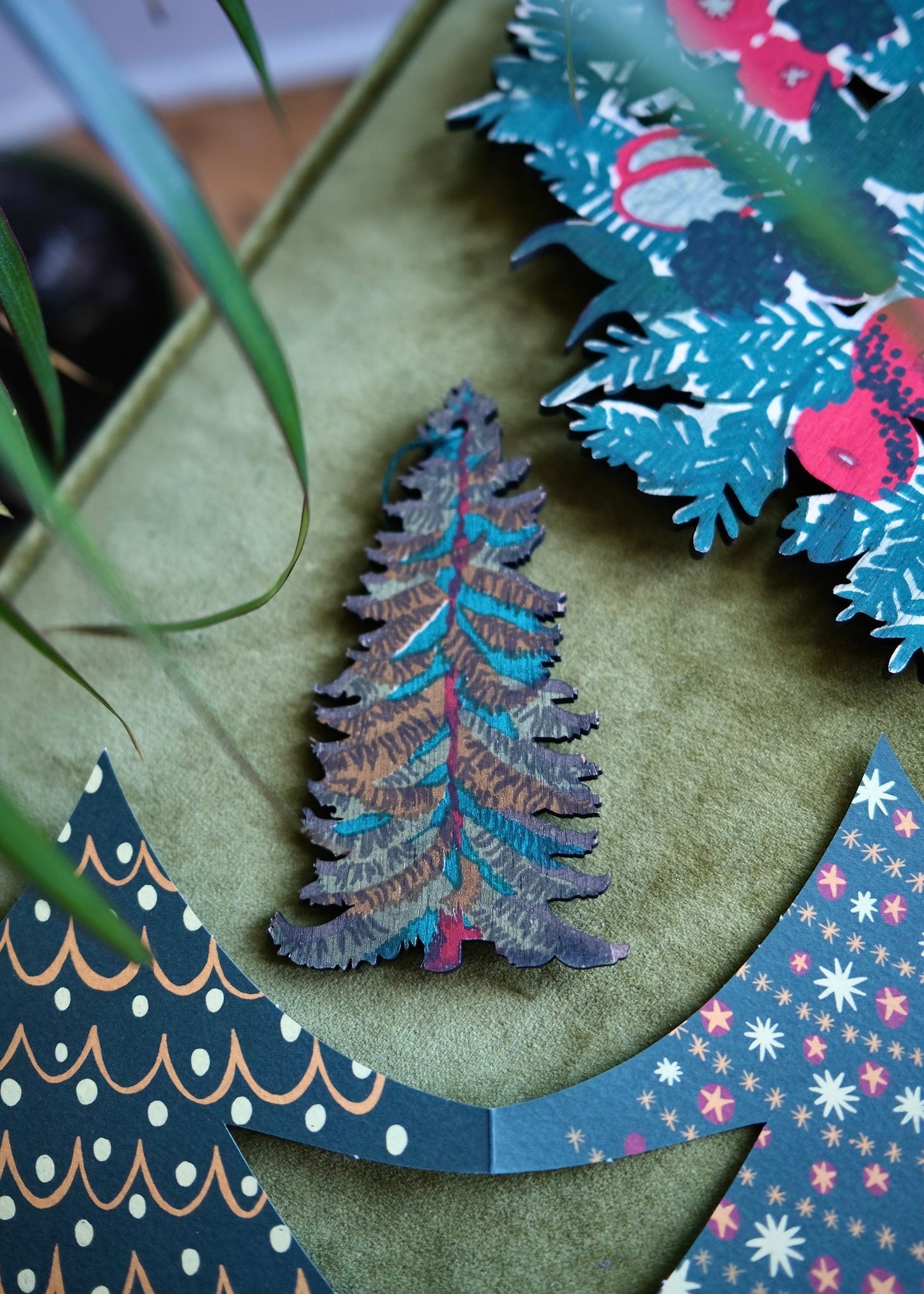 Wooden Tree Decoration