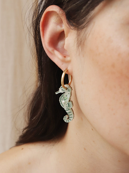 Seahorse and Starfish Hoops