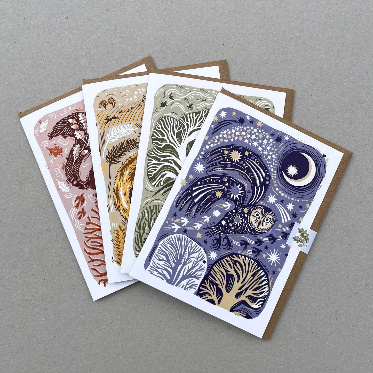 Midnight Owl Greeting Card