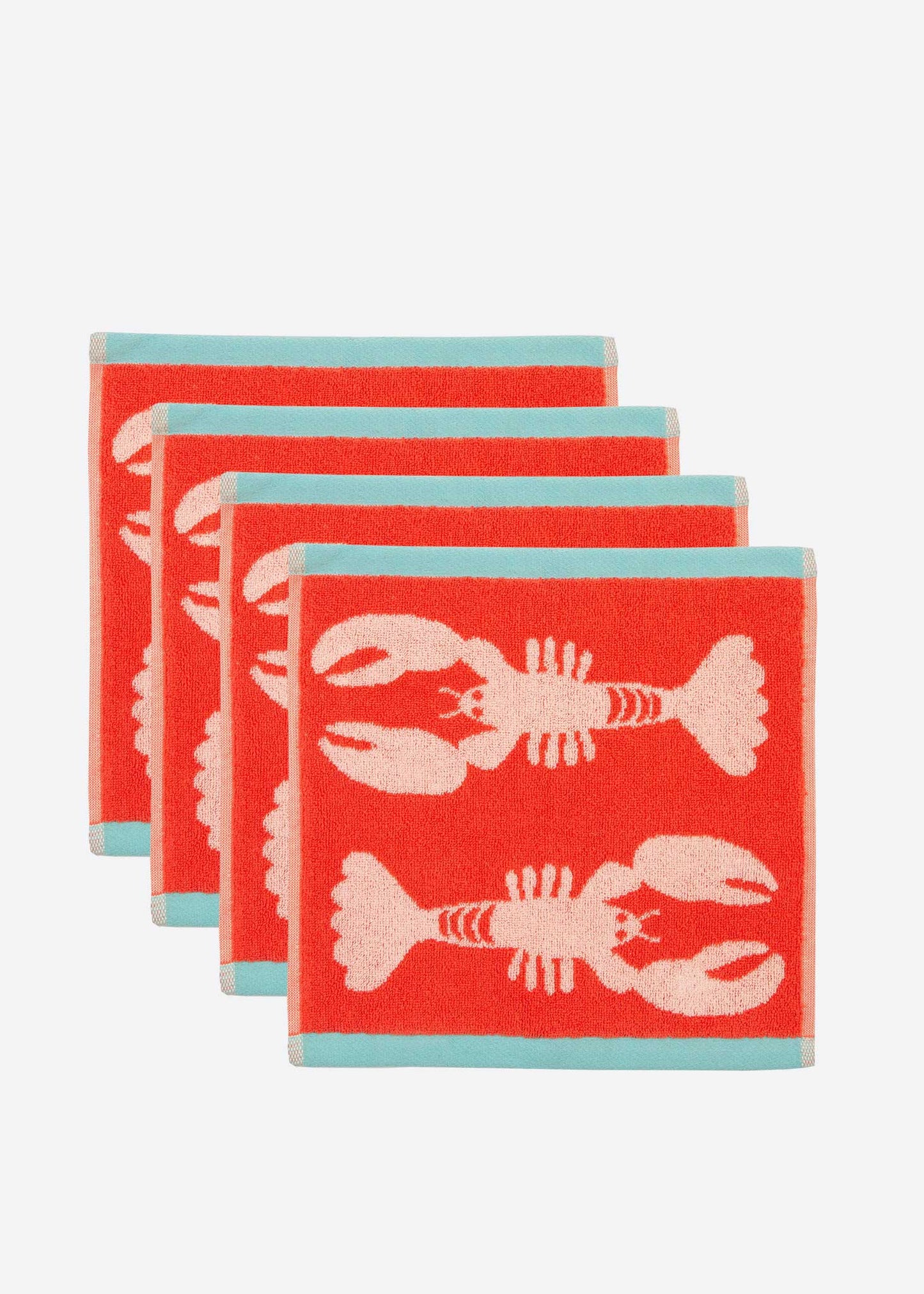 Lobster Organic Cotton Face Cloth