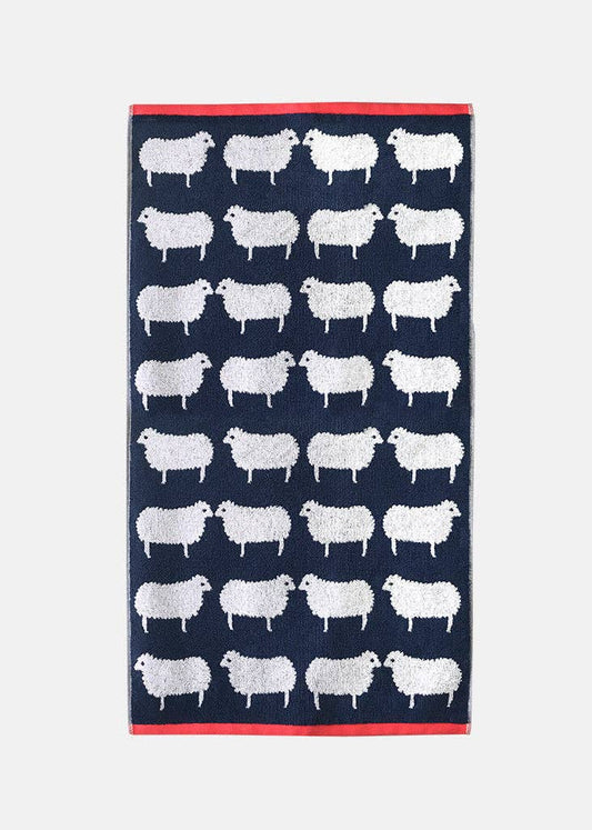 Kissing Sheep Organic Cotton Hand Towel