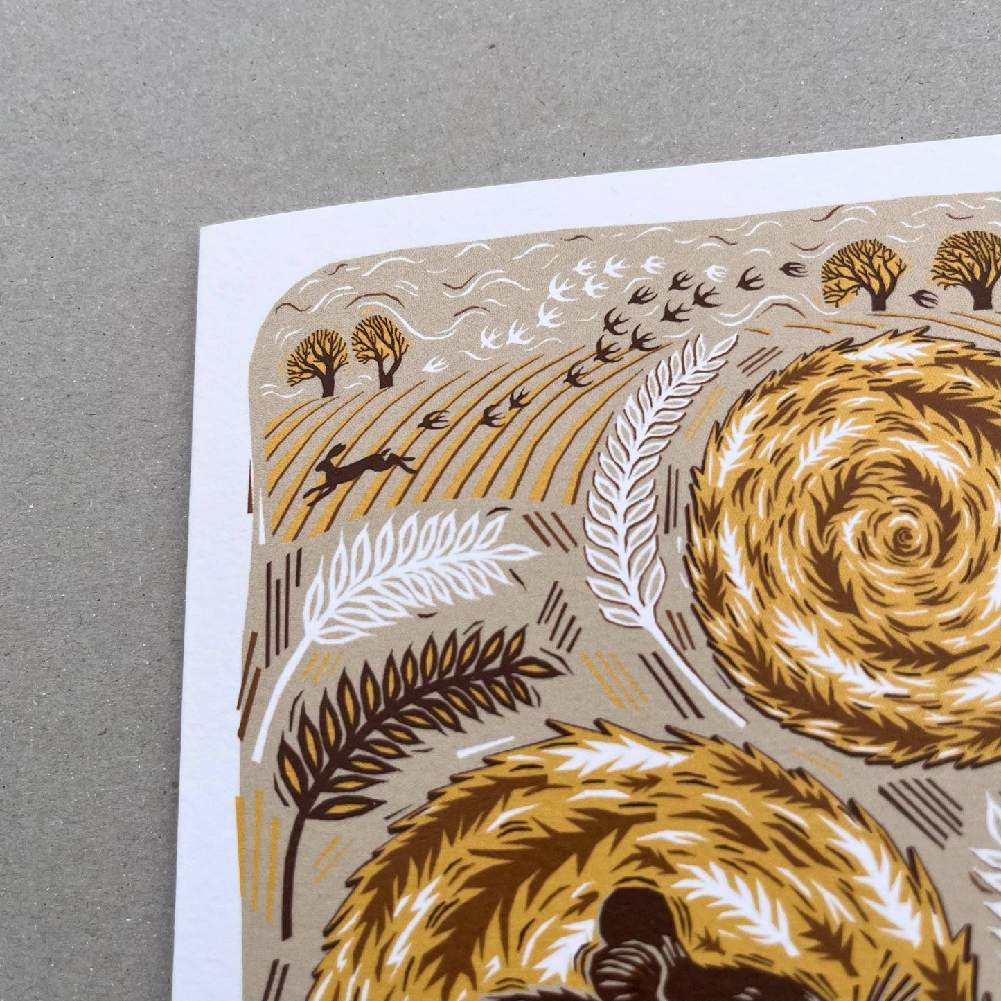 Harvest Mouse Greetings Card