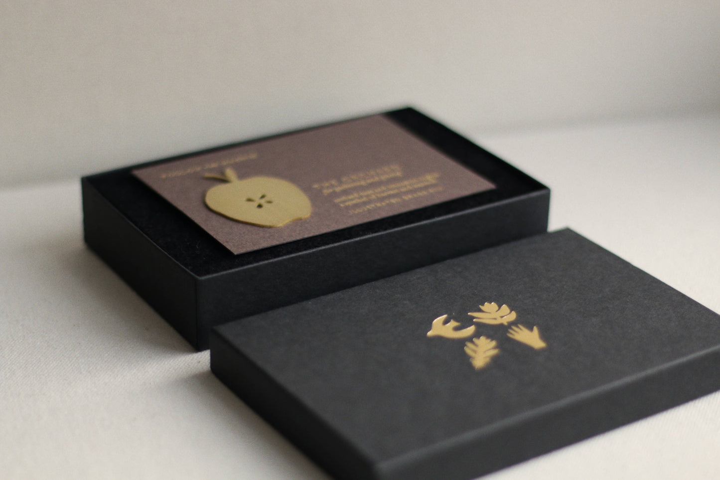 Solid Brass Brooch Pin - The Orchard (Apple)