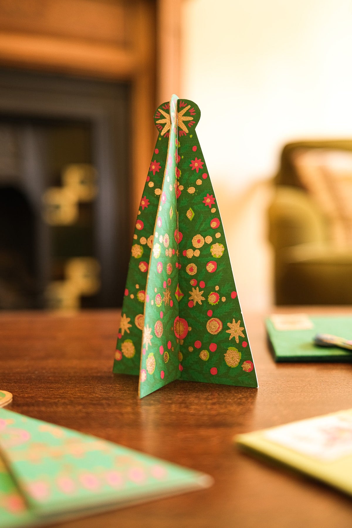 Bauble Tree Christmas Card
