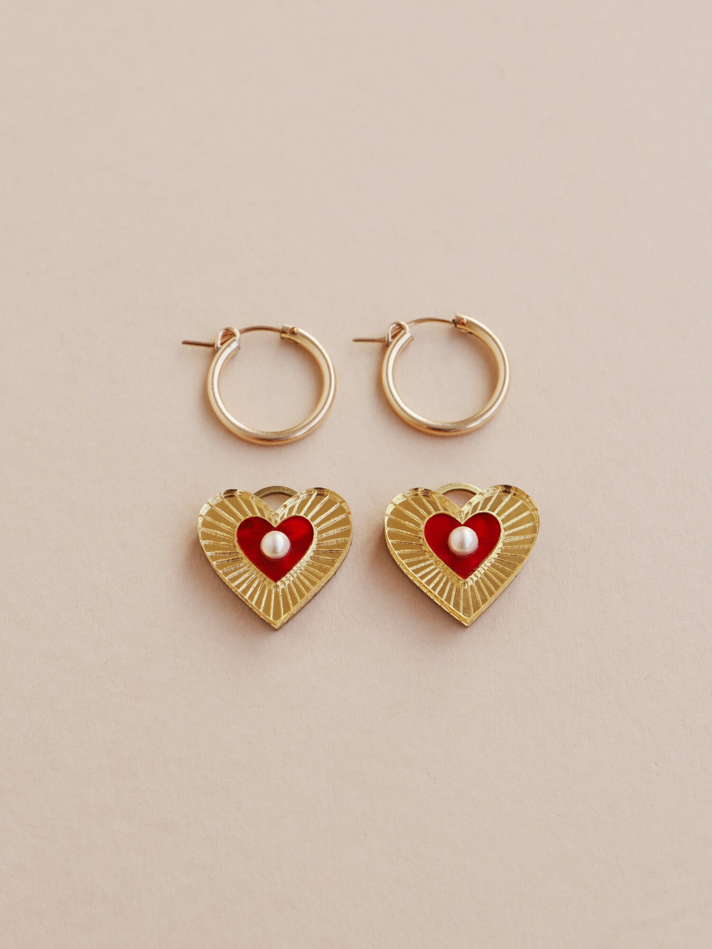 Esme Hoops in Red