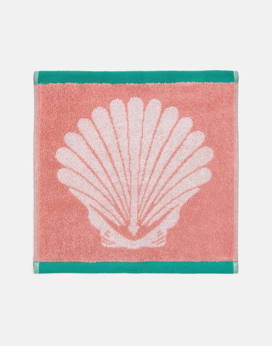 Shells Organic Cotton Face Cloth