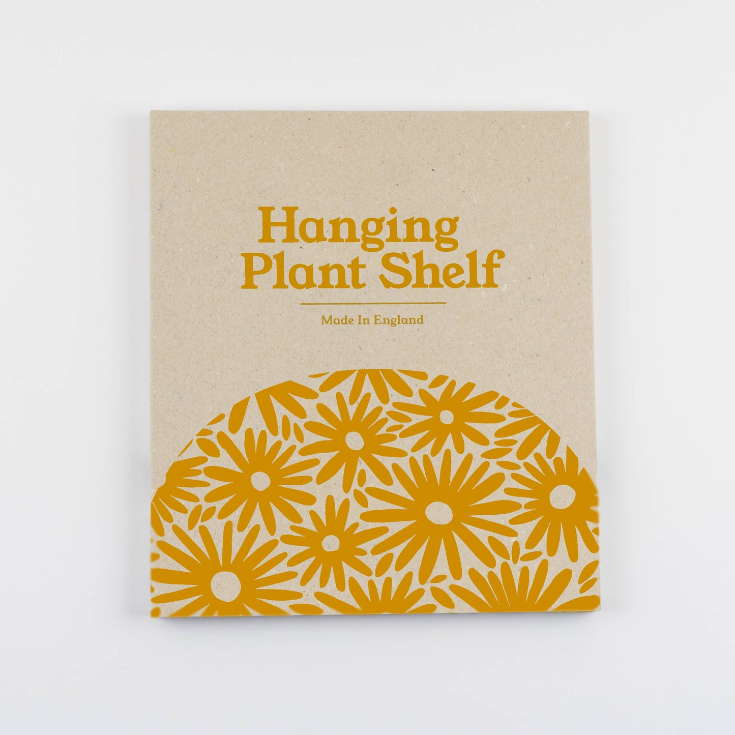 Hanging Plant Shelf - Daisy - Yellow
