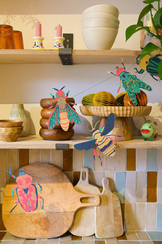 Decorative Insect Garland