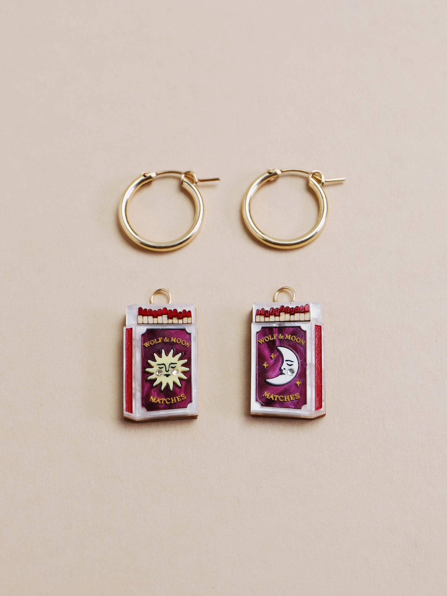 Matchbox Hoops Earrings