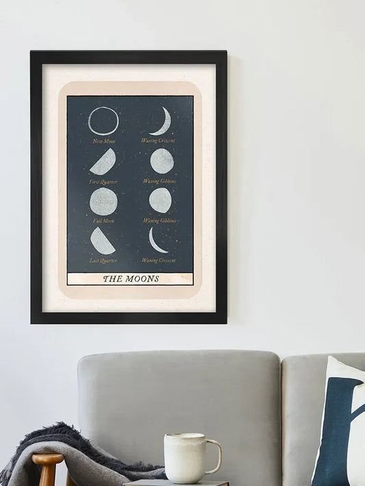 Phases of the Moon Art Print