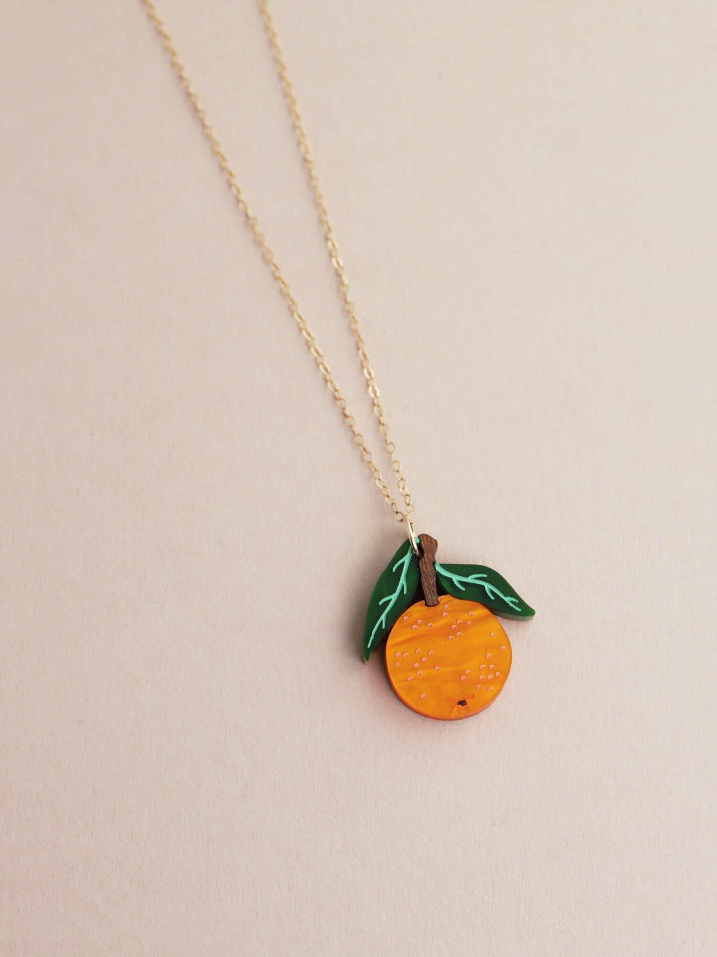 Orange Necklace