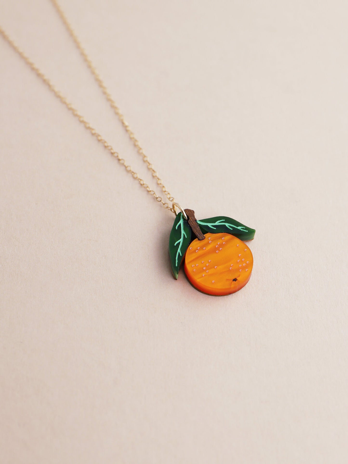 Orange Necklace