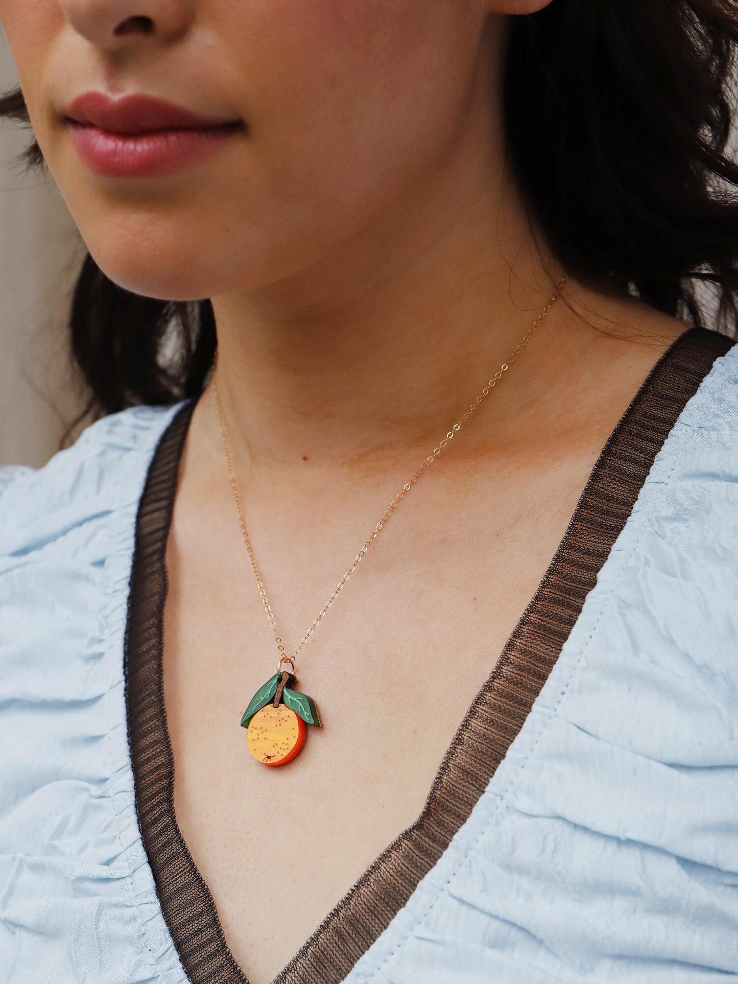 Orange Necklace