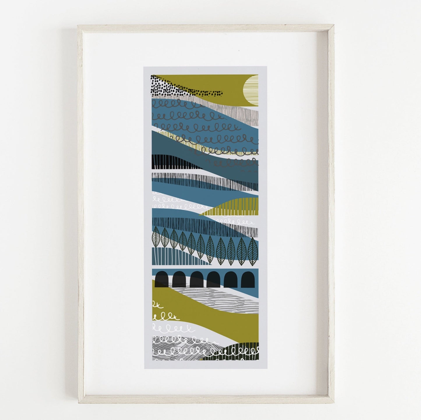 Rivers Run A4 Art Print