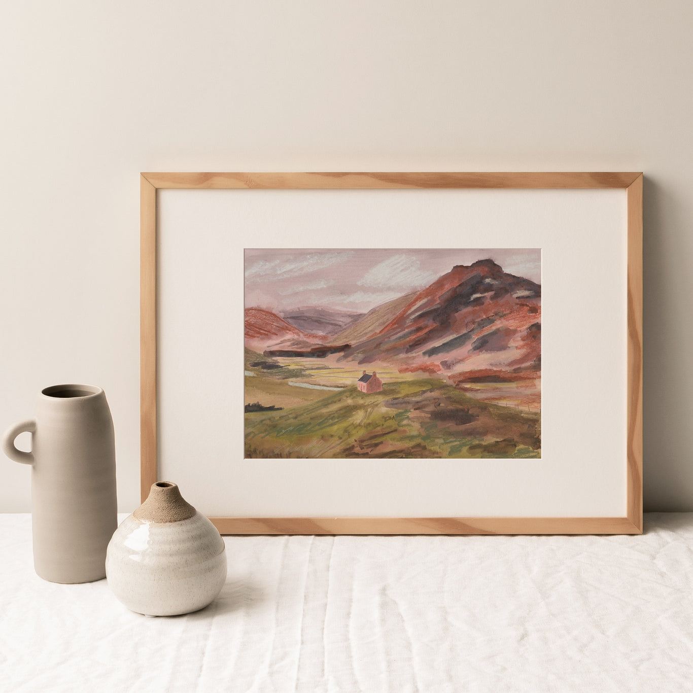 Rural Cottage - A4 Art Print